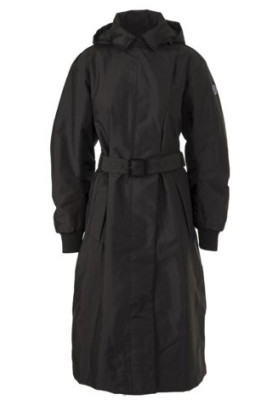 Zwarte winter Trench Coat puffer van Agu