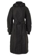 Zwarte winter Trench Coat puffer van Agu