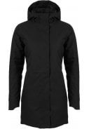 Zwarte dames winterjas Urban outdoor Clean Jacket van Agu